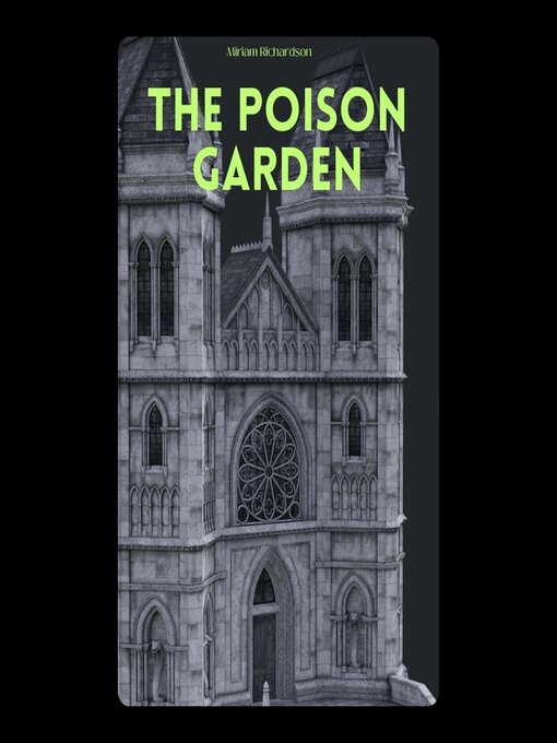 Title details for The Poison Garden by Miriam Richardson - Wait list